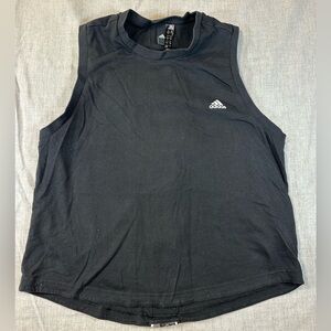 Adidas Black Sleeveless Athletic Top Womans